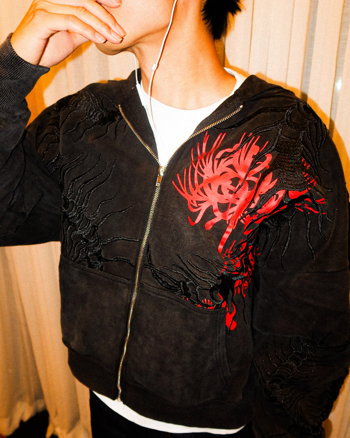 Oversized Centipede Zip Up