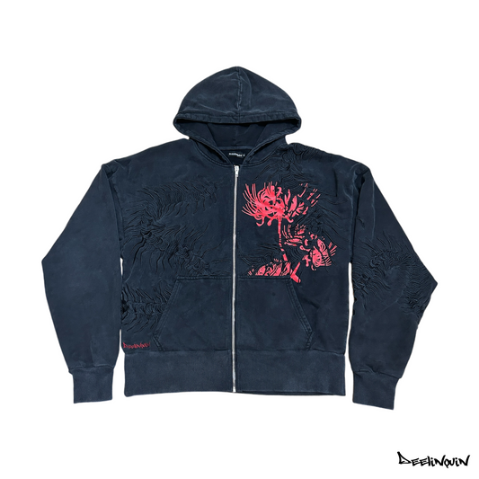 Oversized Centipede Zip Up