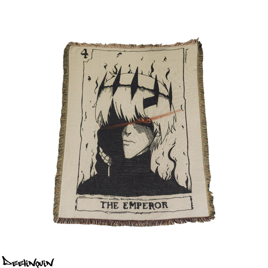 Emperor Ken Tapestry Blanket (PREORDER ALLOW 10-12 WEEKS FOR PRODUCTION)