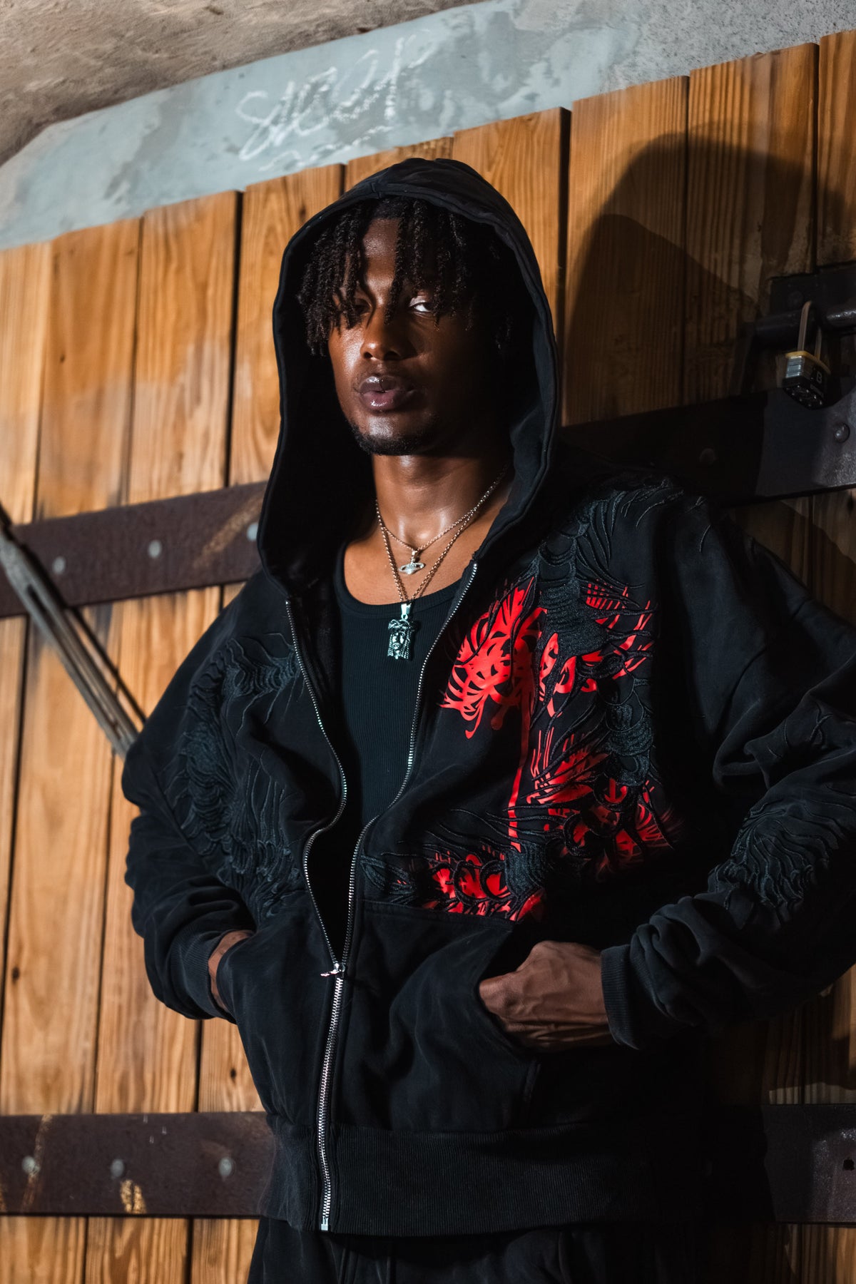 Oversized Centipede Zip Up