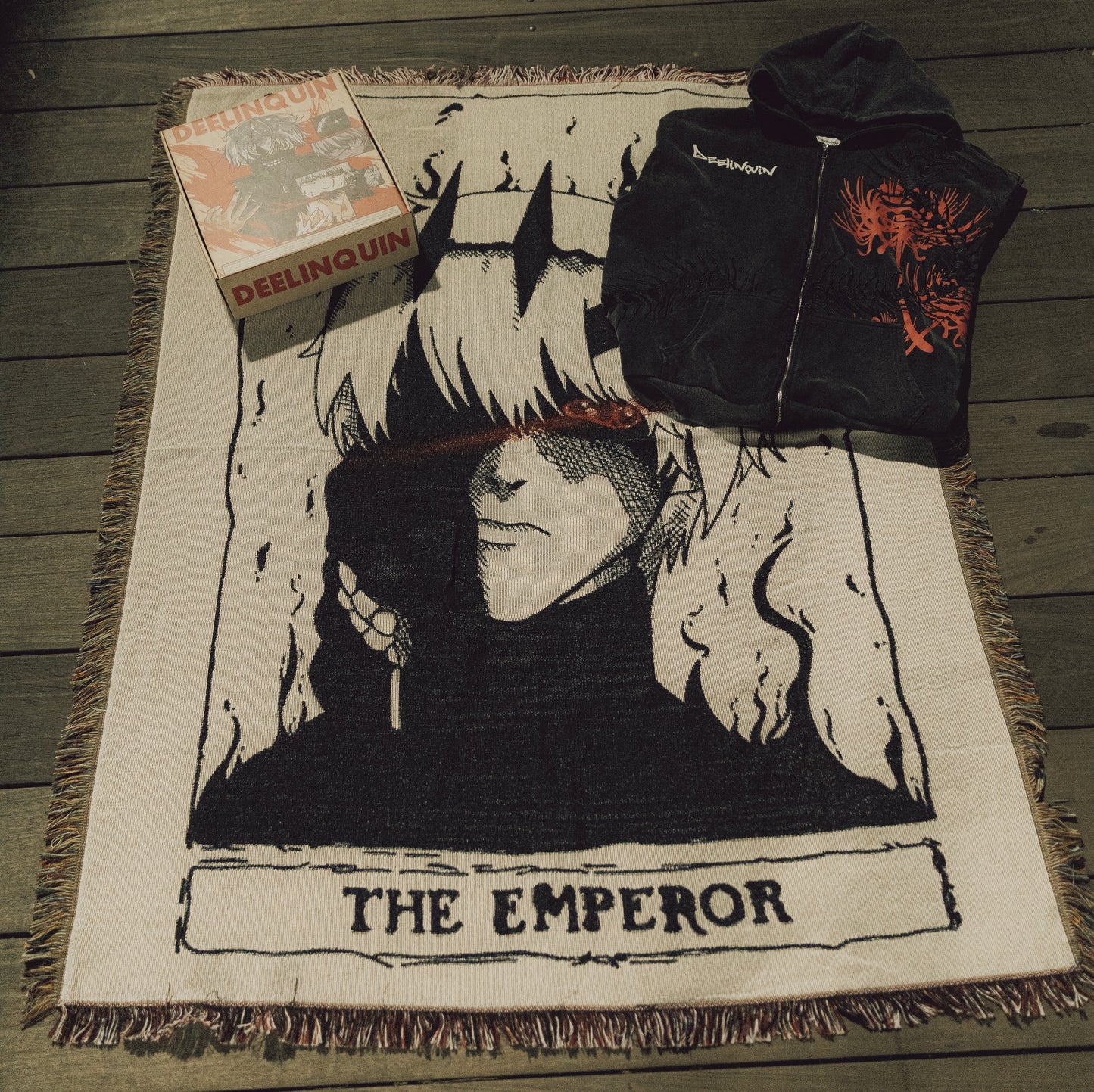 Emperor Ken Tapestry Blanket