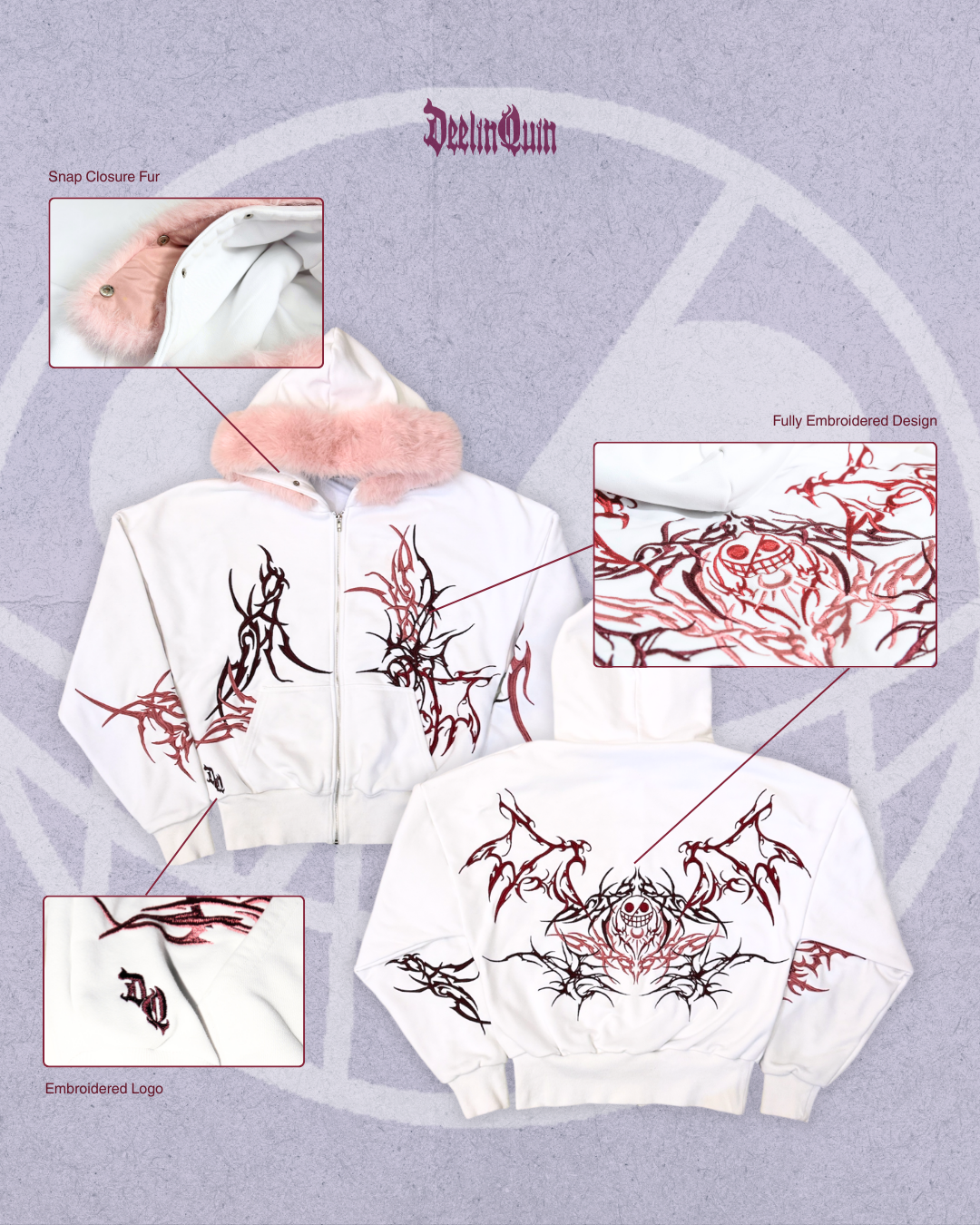 Doffy Oversized Zip Up (PREORDER READ DESCRIPTION)