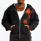 Oversized Centipede Zip Up